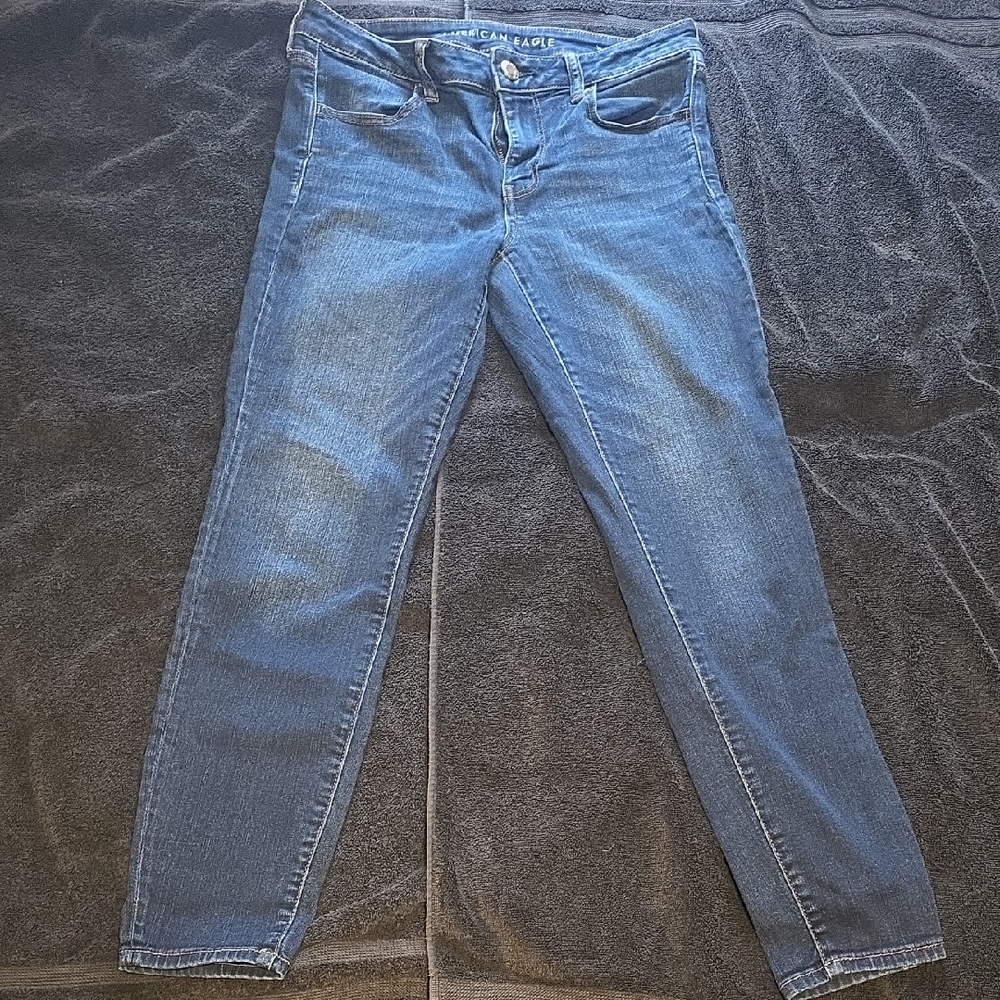 AMERICAN EAGLE Women's Blue Jeggings